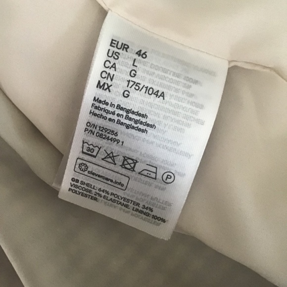 H&M Double Breasted Houndstooth Blazer NWOT - Picture 7 of 8